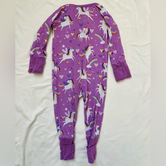 Little Sleepies Sienna’s Unicorns Zippy 0-3 months - Picture 3 of 5
